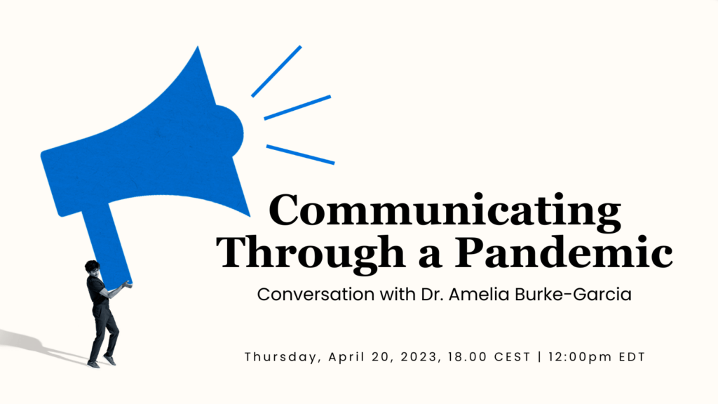 communicating through a pandemic website and social 