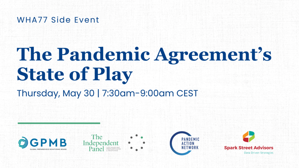 WHA77 Side Event The Pandemic Agreement’s State of Play