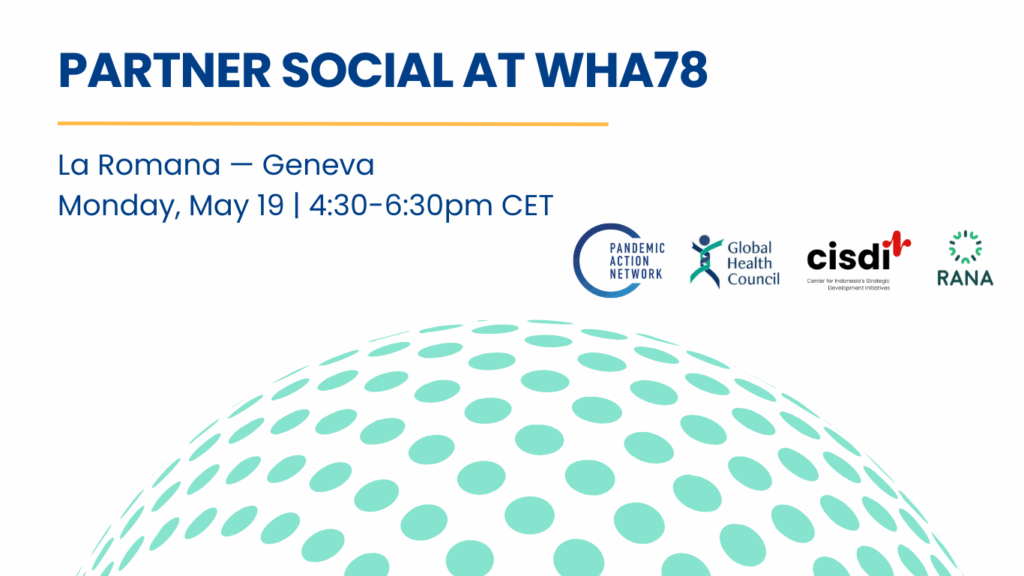 Partner Social at WHA78